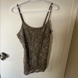 Sequin Embellished Tank Top